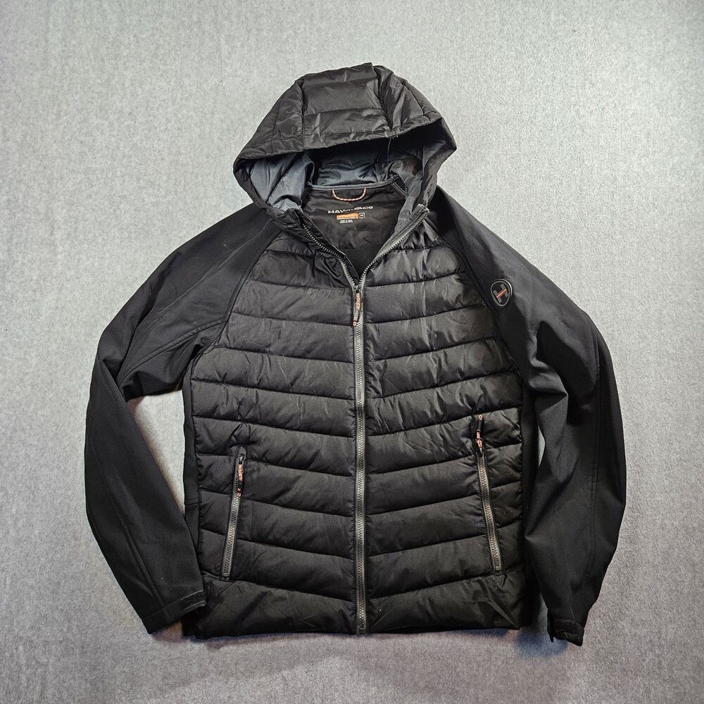 Hawke & Co. Sport Performance Men’s Black Quilted Puffer Jacket Size M